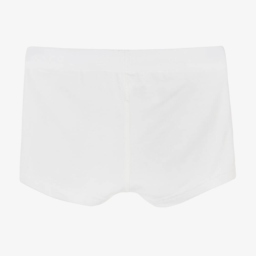 Joha-Boys White Bamboo Boxer Shorts | Childrensalon