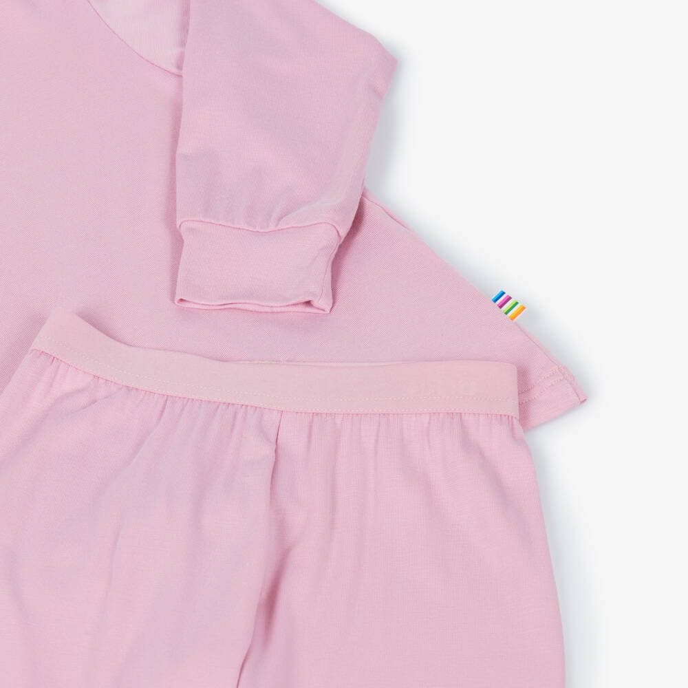 Joha-Girls Pink Organic Bamboo Pyjamas | Childrensalon
