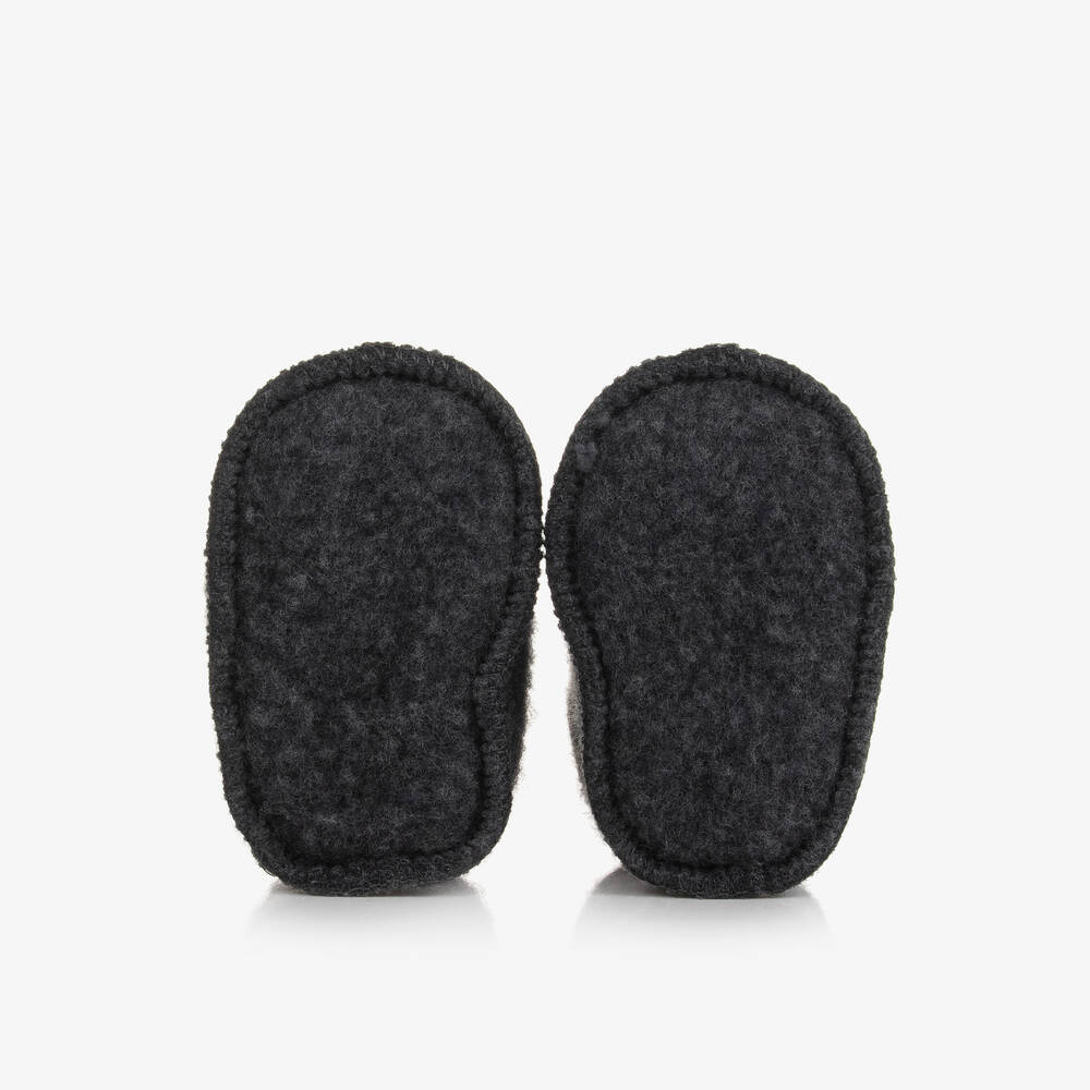 Joha-Серые пинетки из шерсти мериноса | Childrensalon