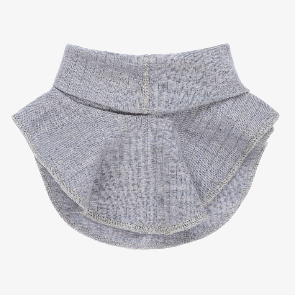 Joha-Grey Merino Wool Neck Warmer | Childrensalon