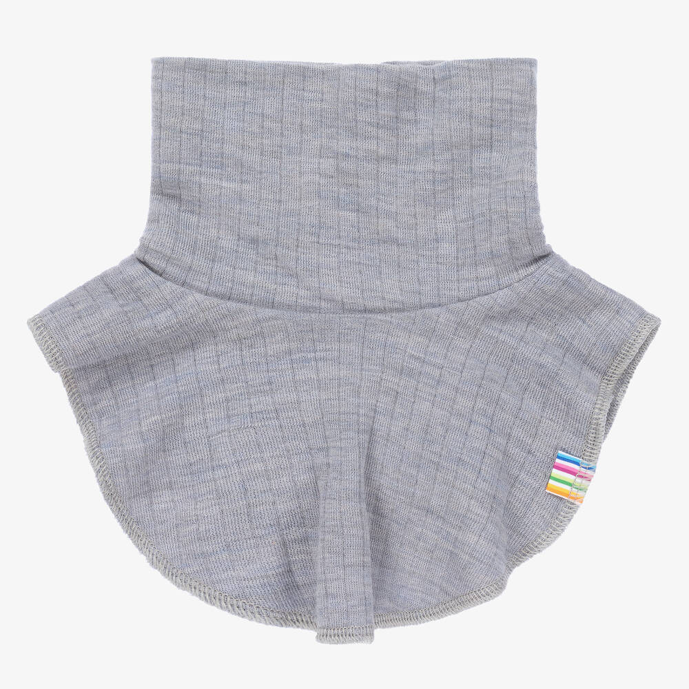 Joha-Grey Merino Wool Neck Warmer | Childrensalon