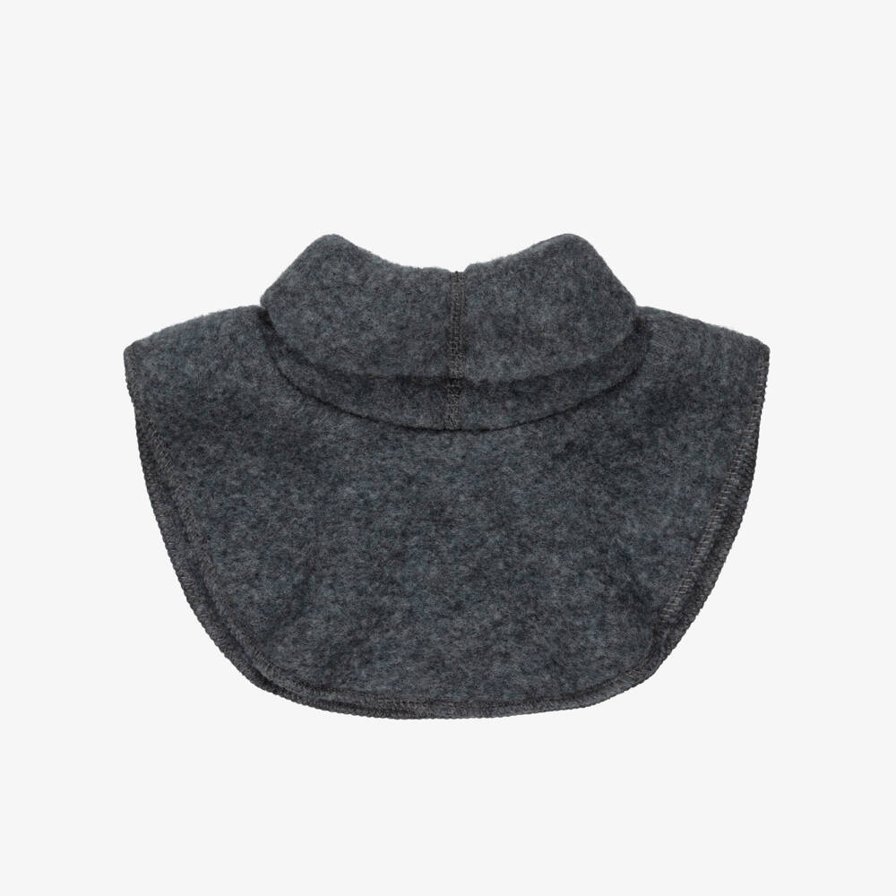 Joha-Grey Merino Wool Roll Neck Snood | Childrensalon