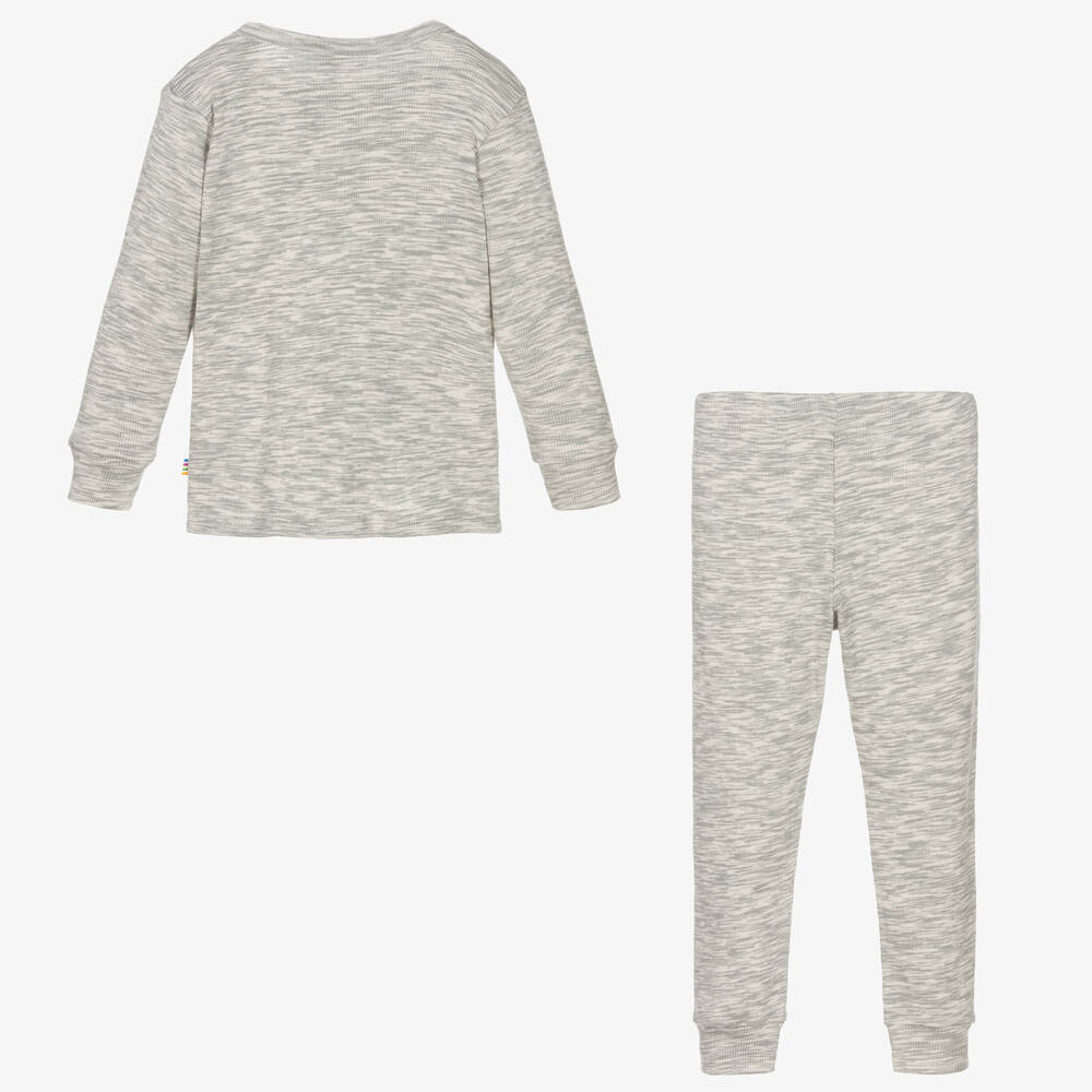 Joha-Grey Organic Cotton Pyjamas | Childrensalon