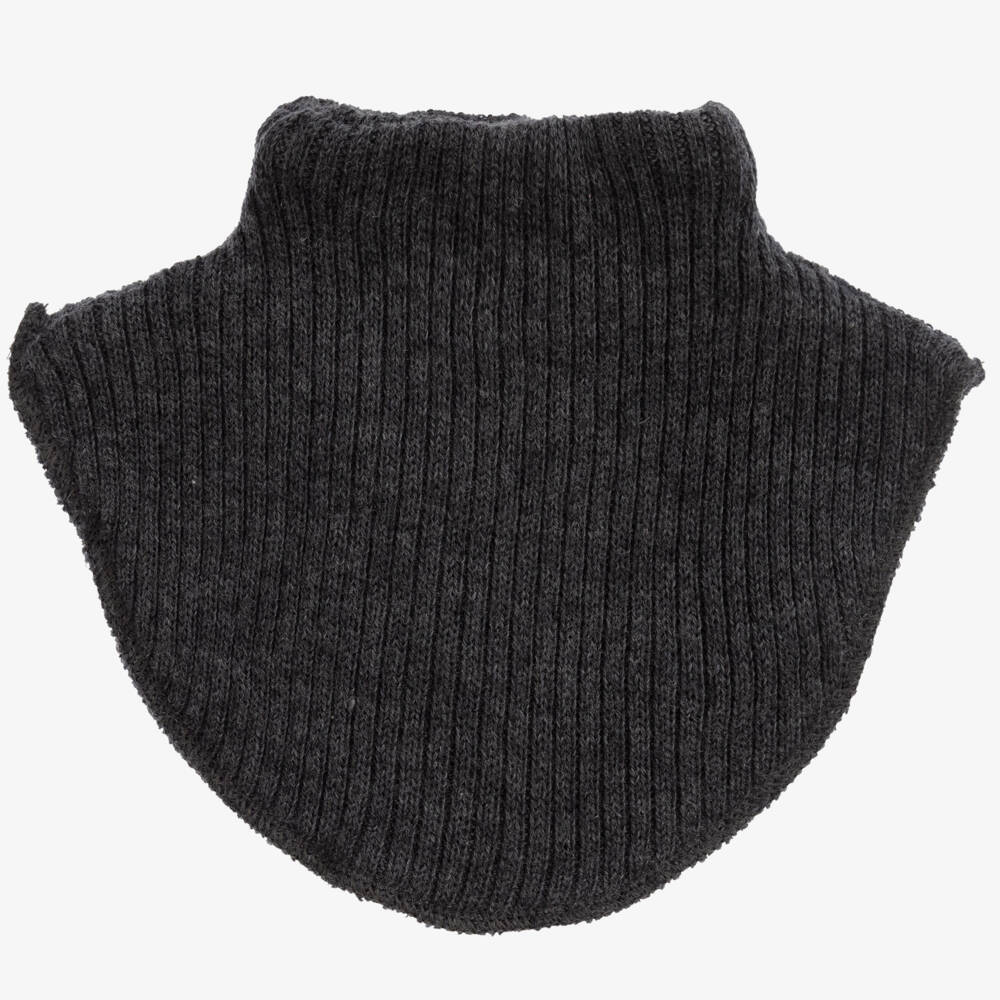 Joha-Grey Thermal Merino Wool Neck Warmer | Childrensalon