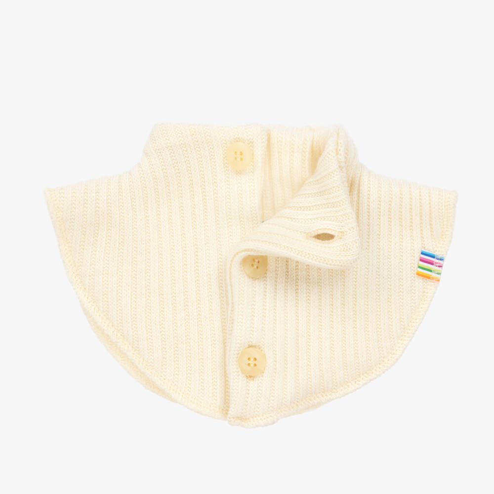 Joha-Ivory Thermal Merino Wool Neck Warmer | Childrensalon