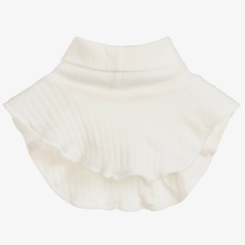 Joha-Ivory Thermal Wool Neck Warmer | Childrensalon