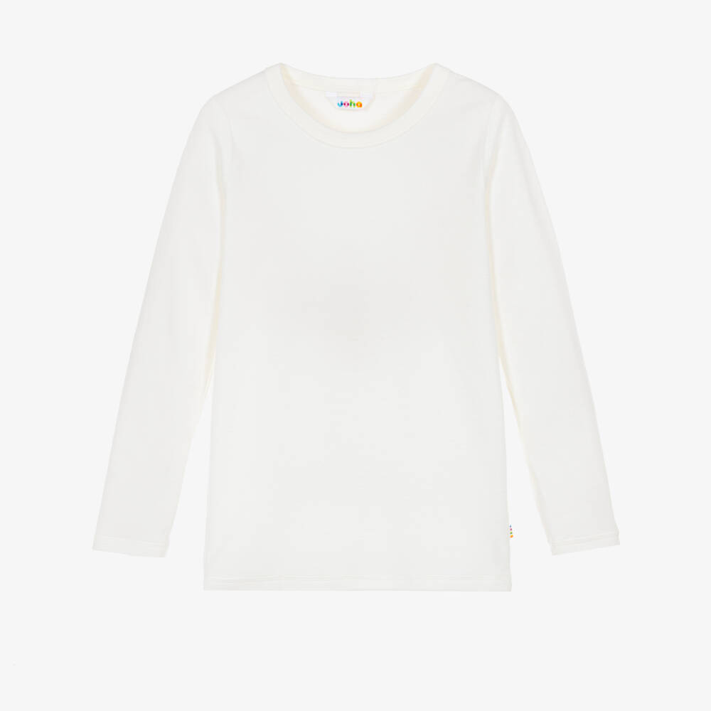 Joha-توب صوف حراري لون عاجي | Childrensalon