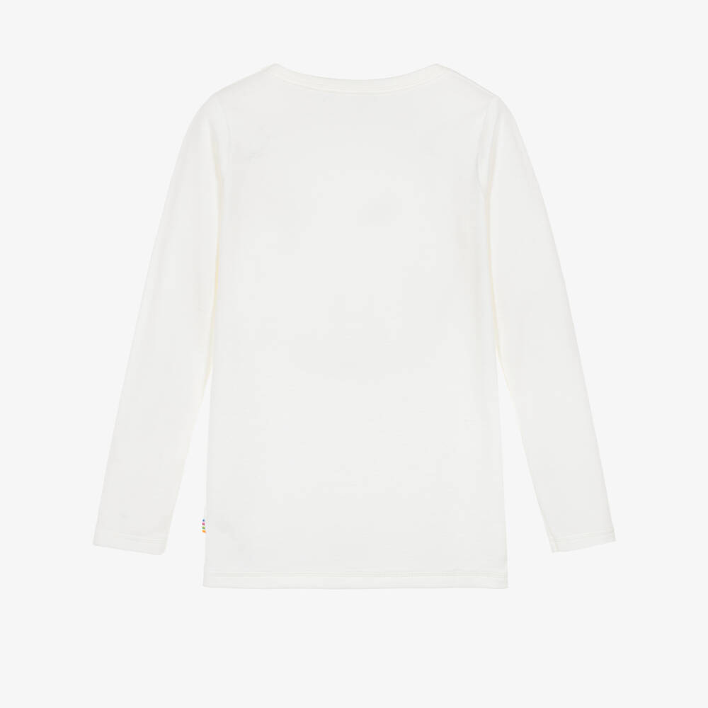 Joha-Ivory Thermal Wool Top | Childrensalon