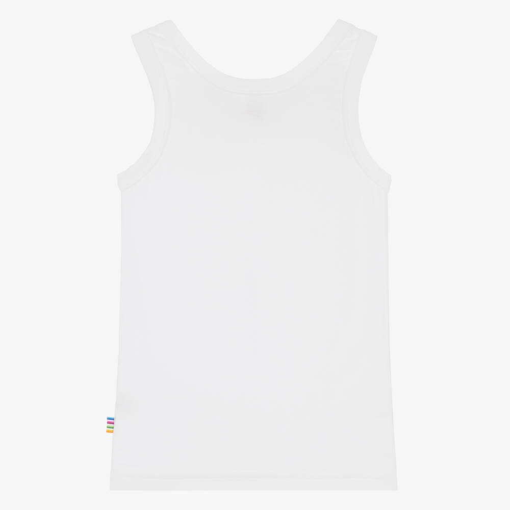 Joha-White Organic Bamboo Vest | Childrensalon