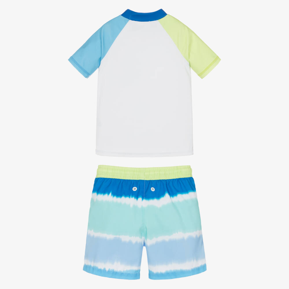 Joyday-طقم سباحة لون أزرق وأبيض  | Childrensalon