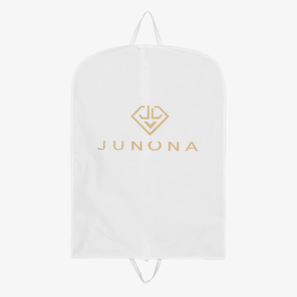 Junona-Girls Embellished Gold Tulle Floor Length Dress | Childrensalon