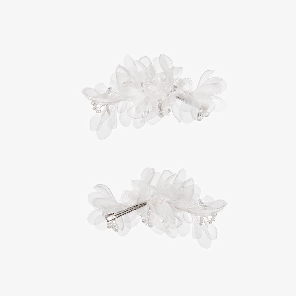 Junona-Girls White Tulle Dress with Bolero | Childrensalon