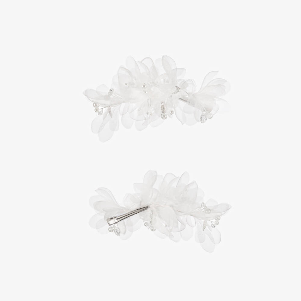 Junona-Girls White Tulle Dress with Bolero | Childrensalon