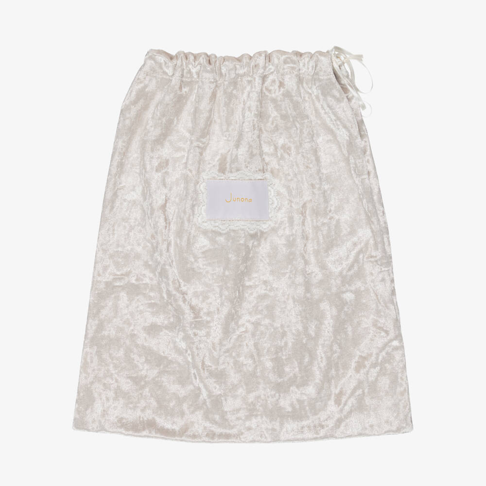 Junona-Silver Glitter & Sequin Ball Handbag (15cm) | Childrensalon