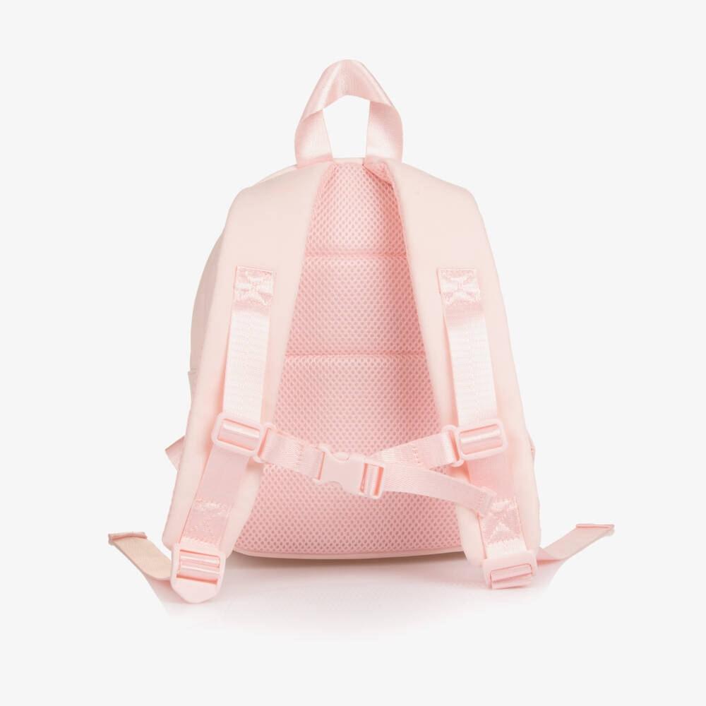 KARL LAGERFELD KIDS-Girls Pale Pink Choupette Backpack (25cm) | Childrensalon