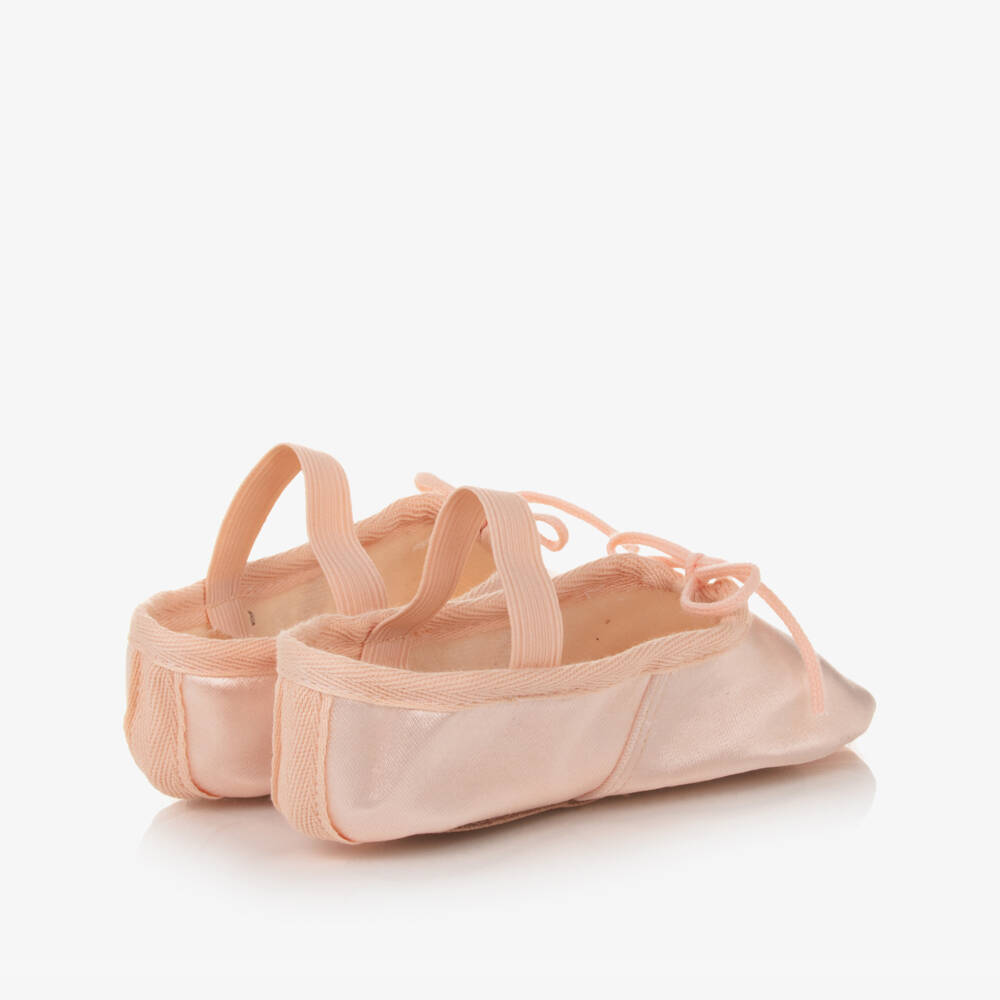 Katz-Girls Pink Satin Ballet Shoes | Childrensalon