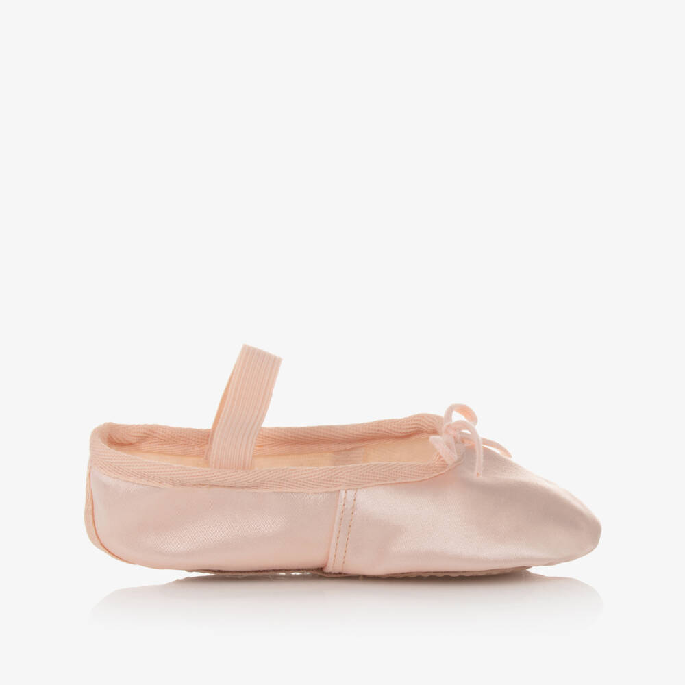 Katz-Girls Pink Satin Ballet Shoes | Childrensalon