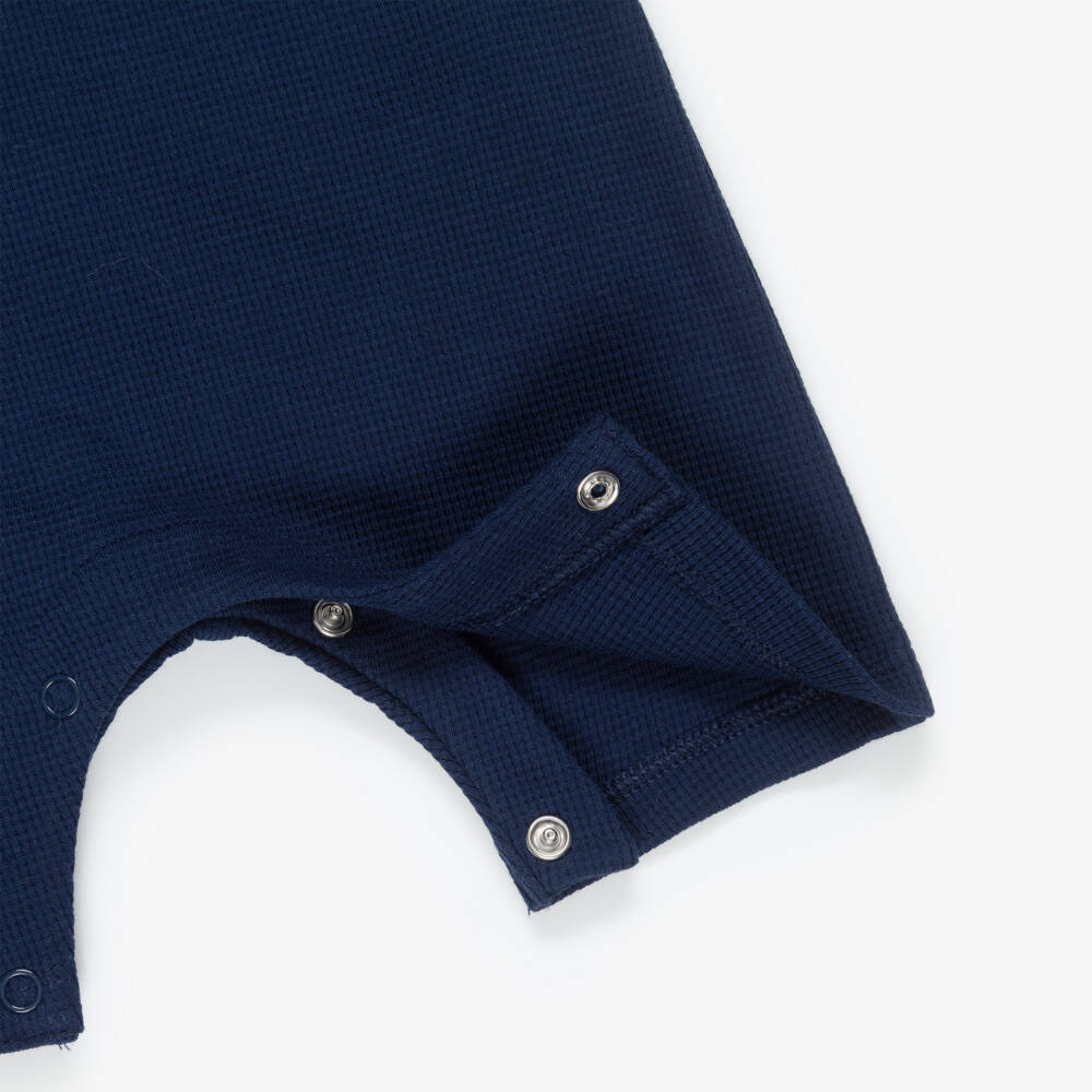 KENZO KIDS-Baby Boys Navy & Pale Blue Cotton Shorts Set | Childrensalon