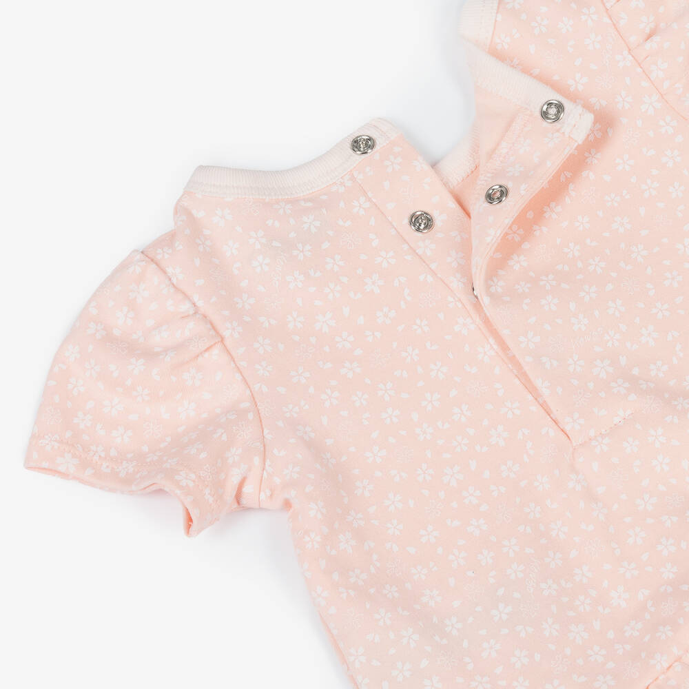 KENZO KIDS-Baby Girls Pink Floral Dress Gift Set | Childrensalon