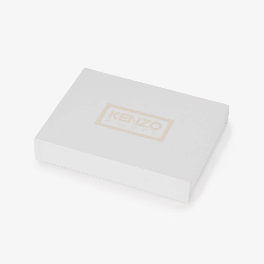 KENZO KIDS-Boys Blue & Beige Cotton Jersey Babygrows (2 Pack) | Childrensalon