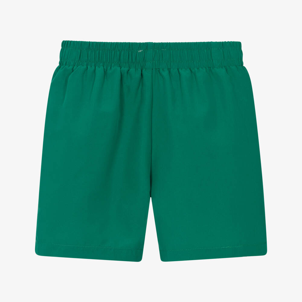 KENZO KIDS-Boys Green Kenzo Paris Swim Shorts | Childrensalon