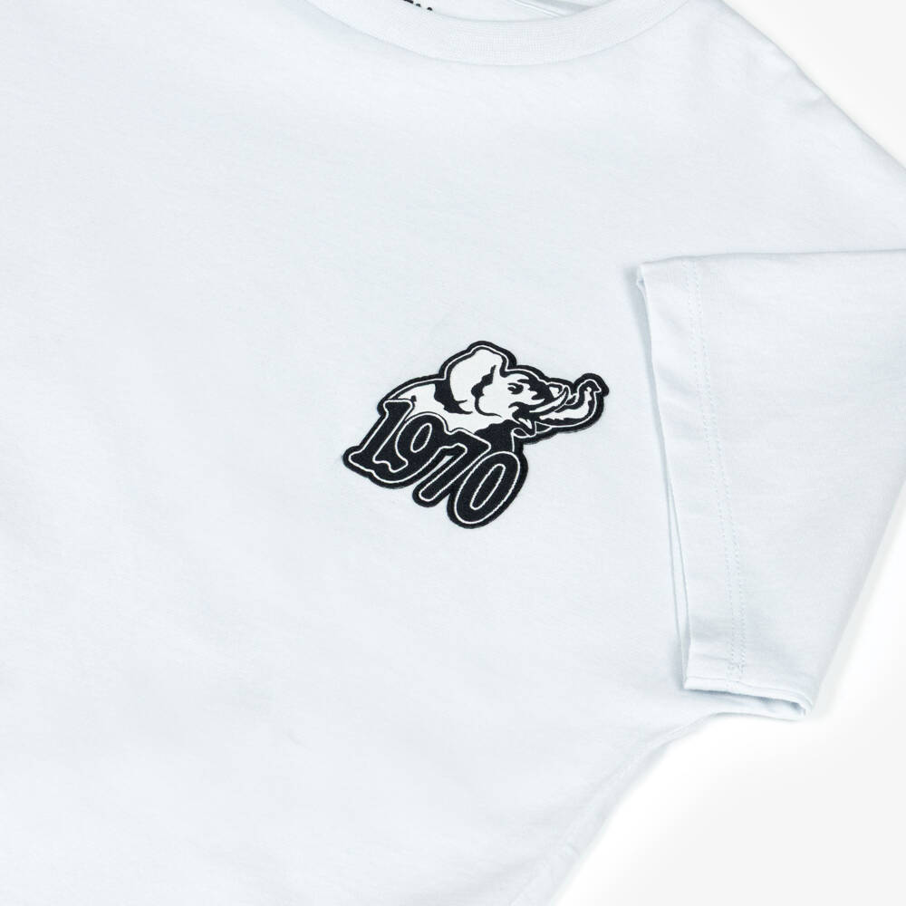 KENZO KIDS-Boys Pale Blue 1970 Logo Cotton T-shirt | Childrensalon