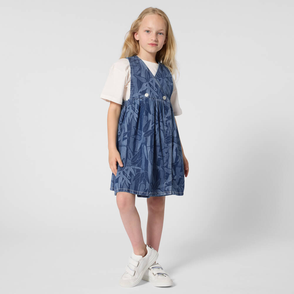 KENZO KIDS-تيشيرت قطن بشعار كينزو باريس لون عاجي للبنات | Childrensalon