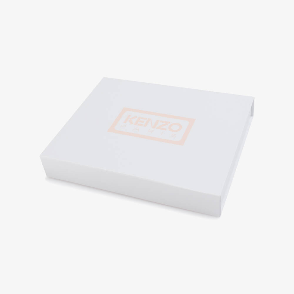 KENZO KIDS-Girls Pink Boke Flower Cotton Babygrows (2 Pack) | Childrensalon