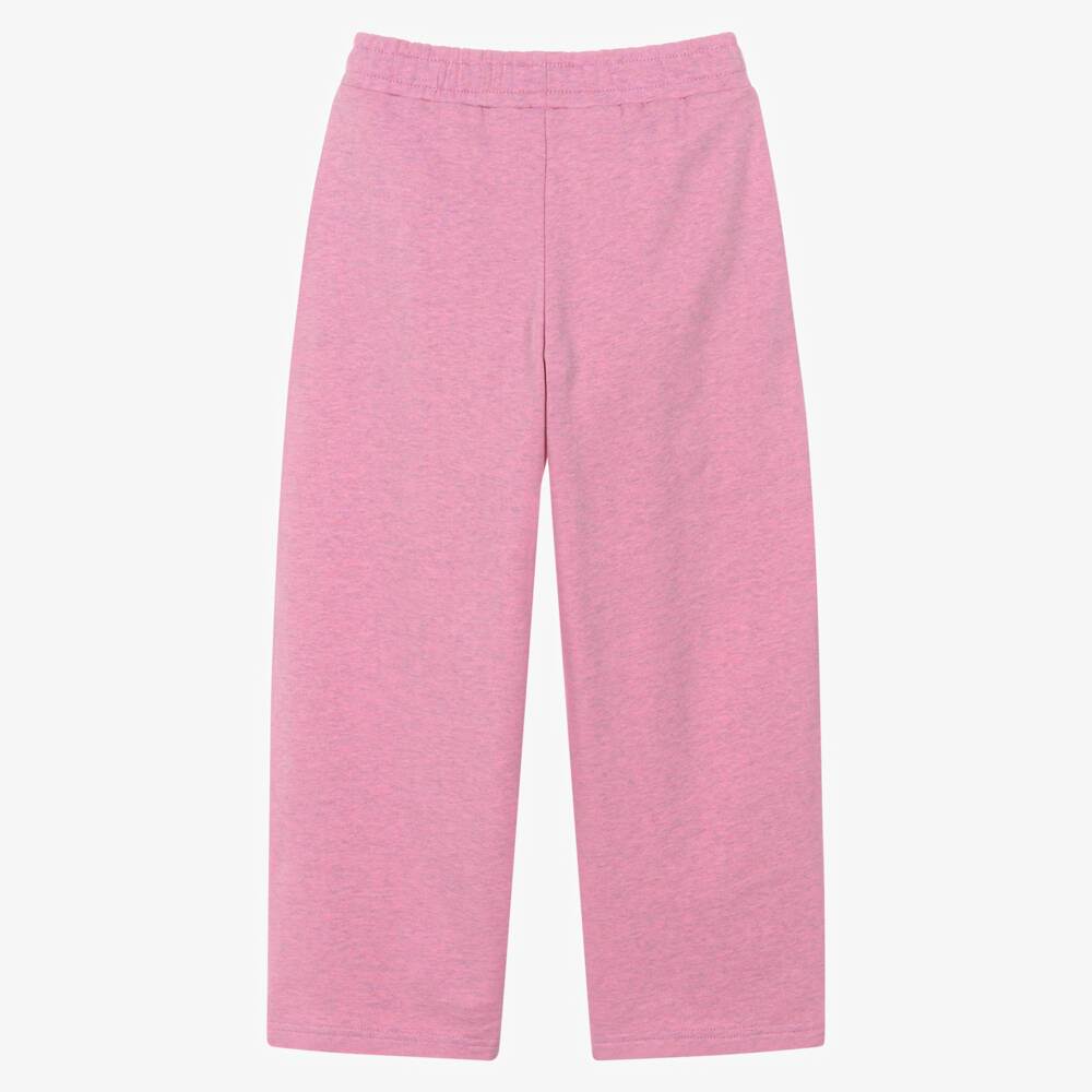 KENZO KIDS-بنطلون رياضي قطن لون زهري للبنات | Childrensalon