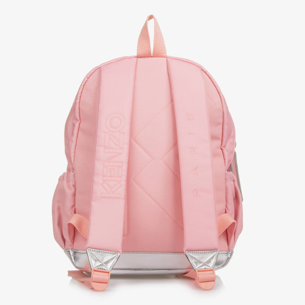 KENZO KIDS-Girls Pink Star Adventure Backpack (38cm) | Childrensalon