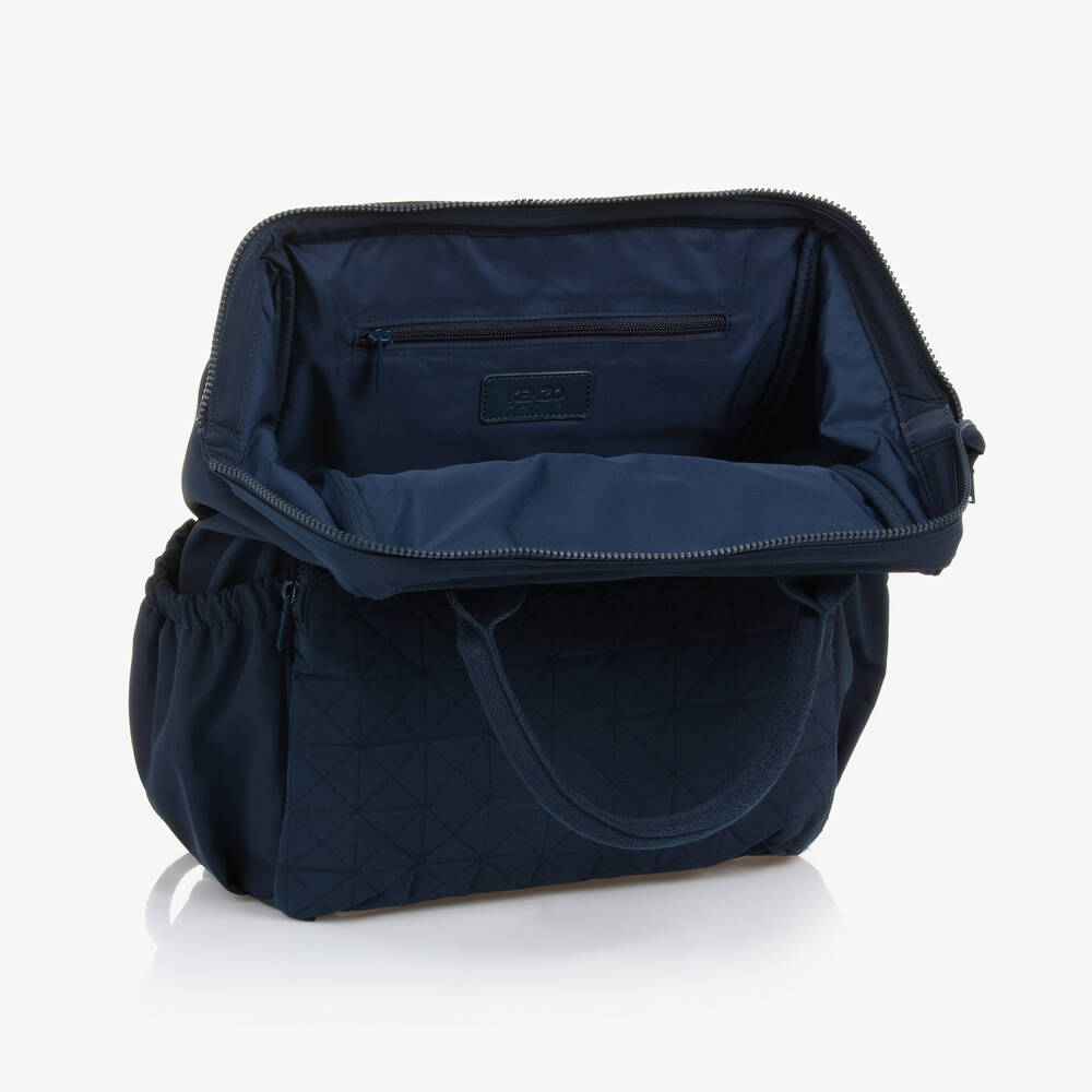 KENZO KIDS-Navy Blue Elephant Backpack (40cm) | Childrensalon