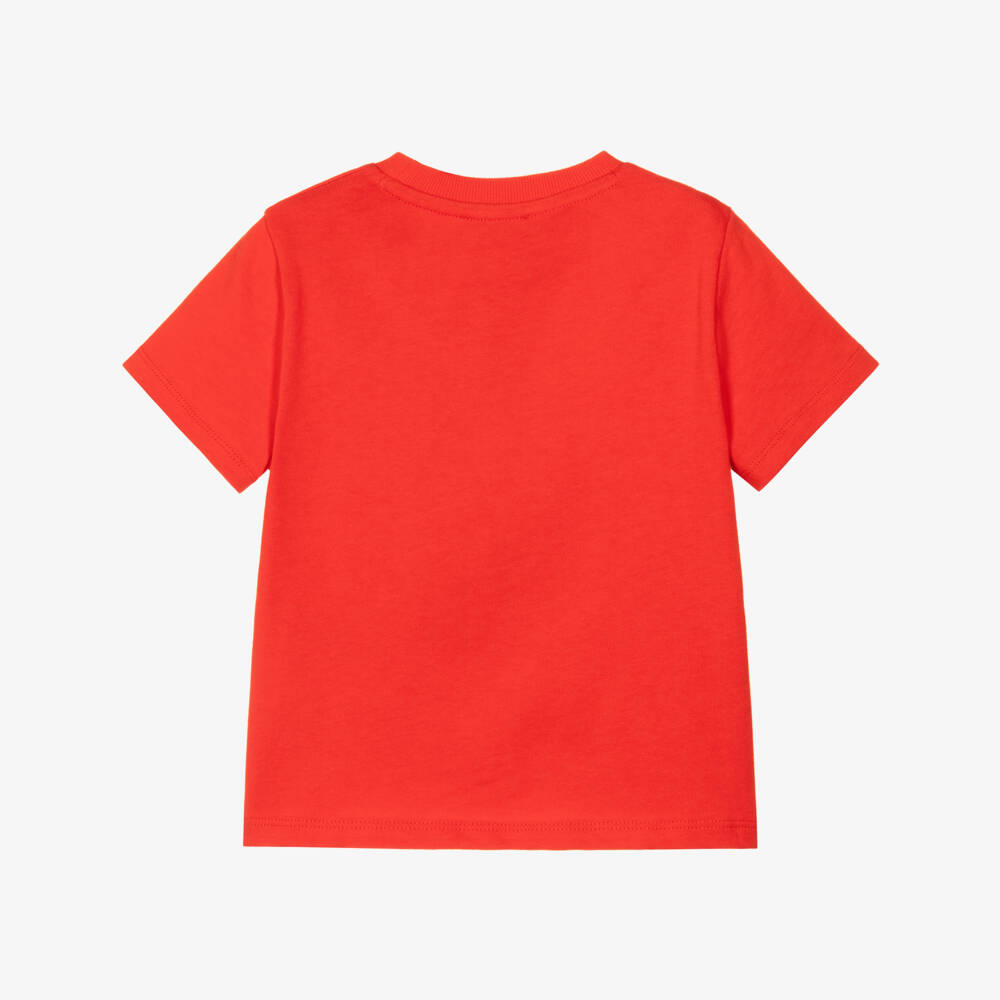 KENZO KIDS-Red Cotton Lunar New Year T-Shirt | Childrensalon
