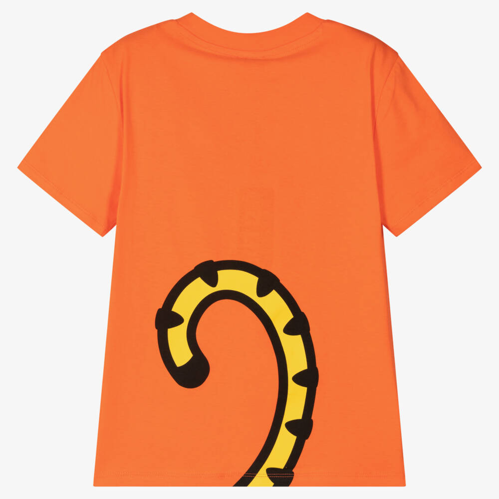 KENZO KIDS-Teen Boys Orange KOTORA Logo T-Shirt | Childrensalon