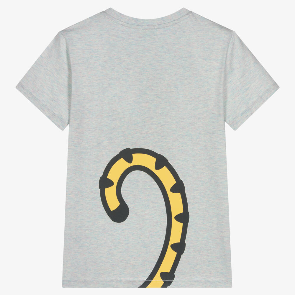 KENZO KIDS-Teen Grey KOTORA Tiger T-Shirt | Childrensalon