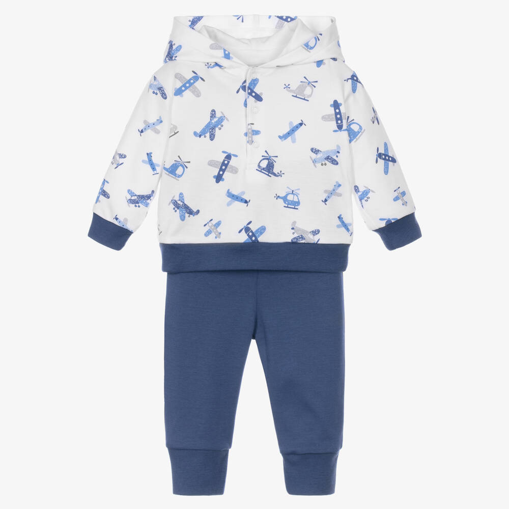 Kissy Kissy-Baby Boys Awesome Aircraft Pima Cotton Outfit Set | Childrensalon