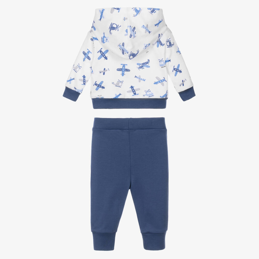 Kissy Kissy-Baby Boys Awesome Aircraft Pima Cotton Outfit Set | Childrensalon