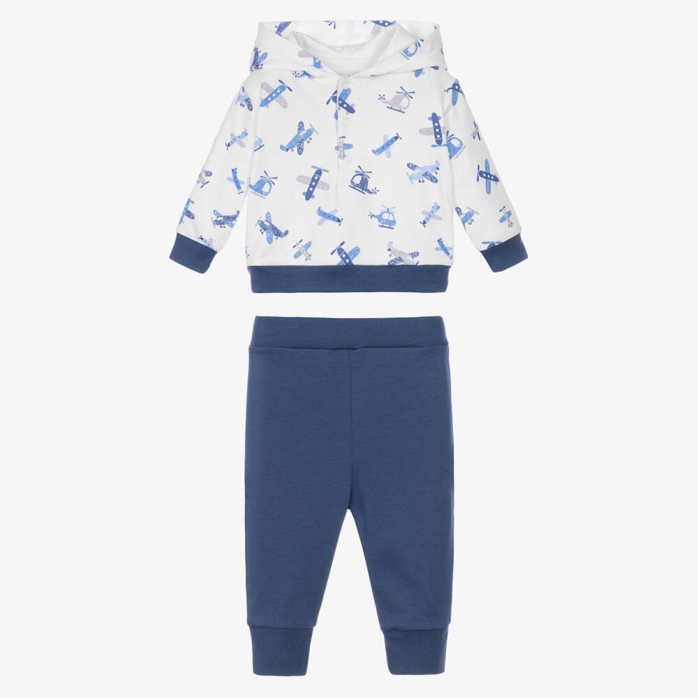 Kissy Kissy-Baby Boys Awesome Aircraft Pima Cotton Outfit Set | Childrensalon