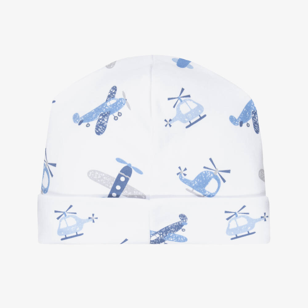 Kissy Kissy-Baby Boys Awesome Aircrafts Hat in Pima Cotton | Childrensalon