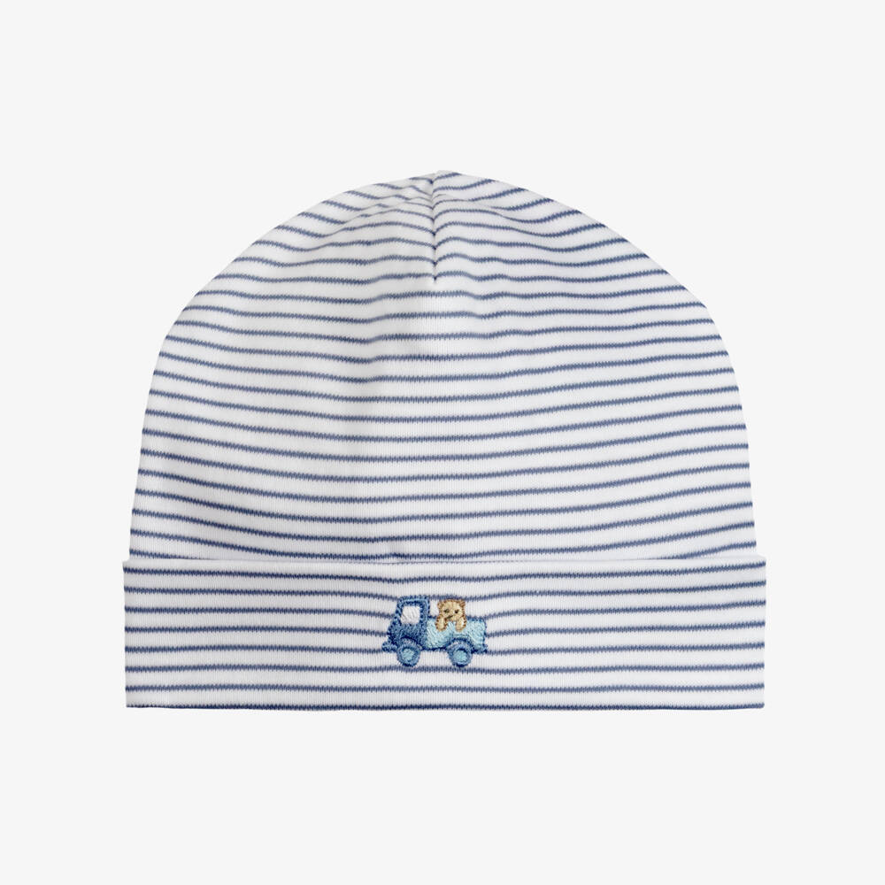 Kissy Kissy-Baby Boys Bears On The Go Pima Cotton Hat | Childrensalon