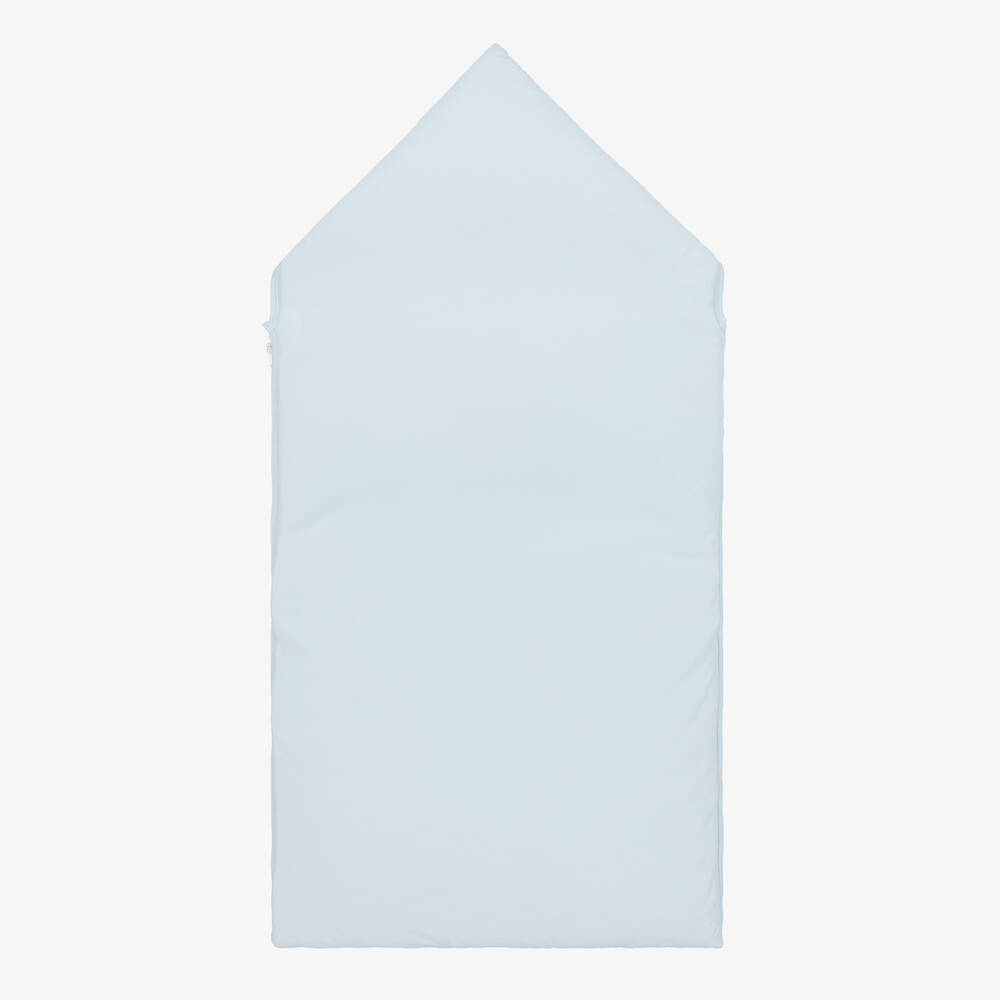 Kissy Kissy-Baby Boys Blue Pima Cotton Fall Medley Nest (77cm) | Childrensalon