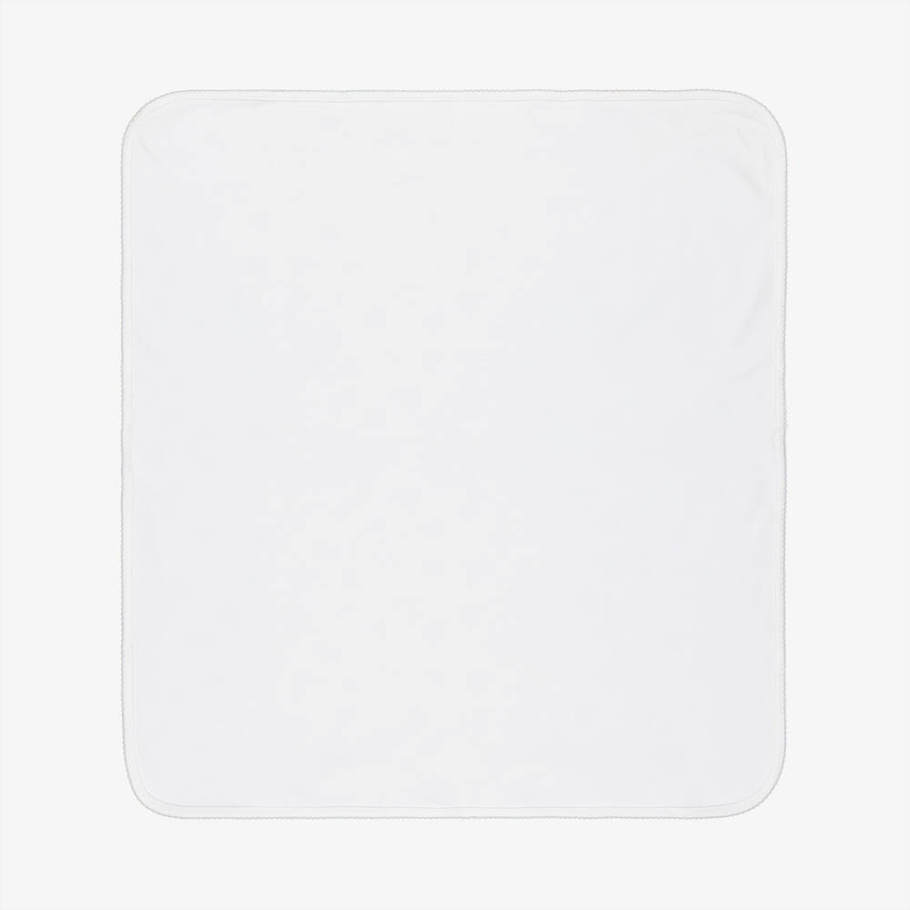 Kissy Kissy-بطانية بيضاء بنقشة السفاري للأولاد | Childrensalon