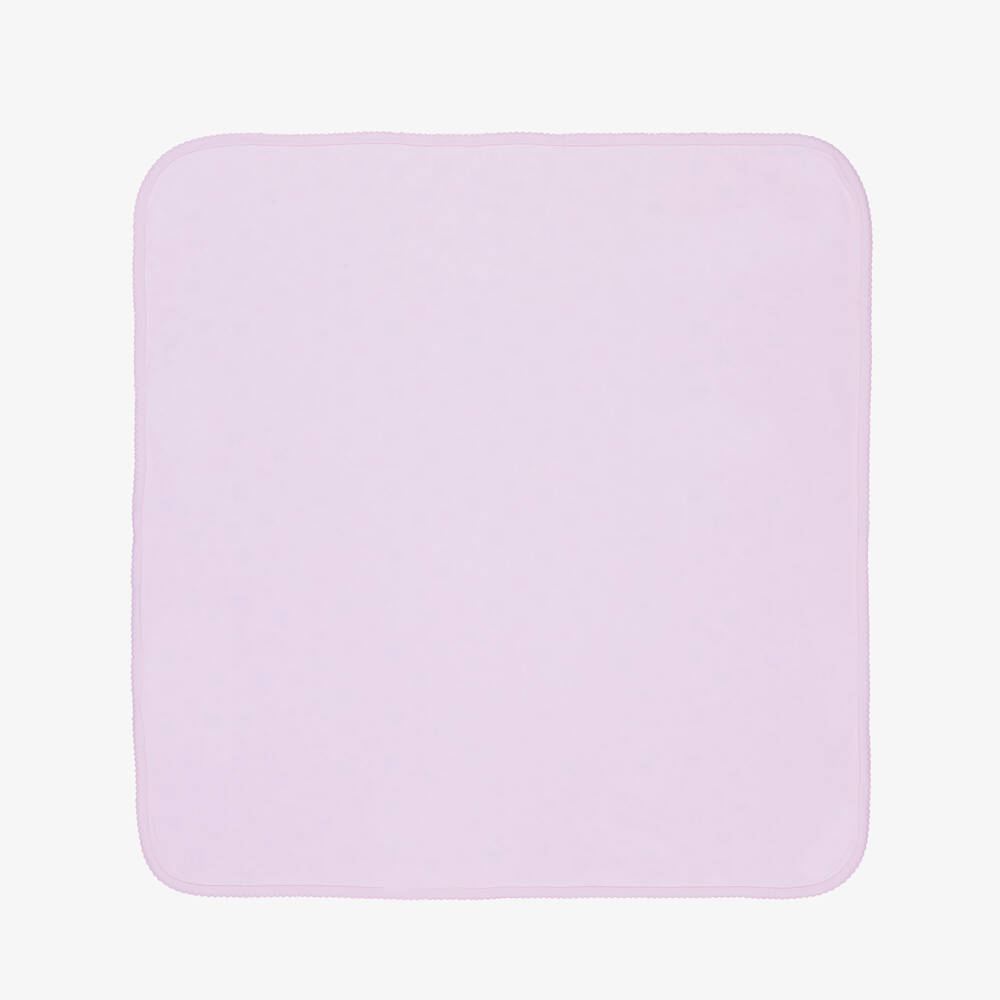 Kissy Kissy-Baby Girls Pink Billowy Bows Pima Cotton Blanket (73cm) | Childrensalon