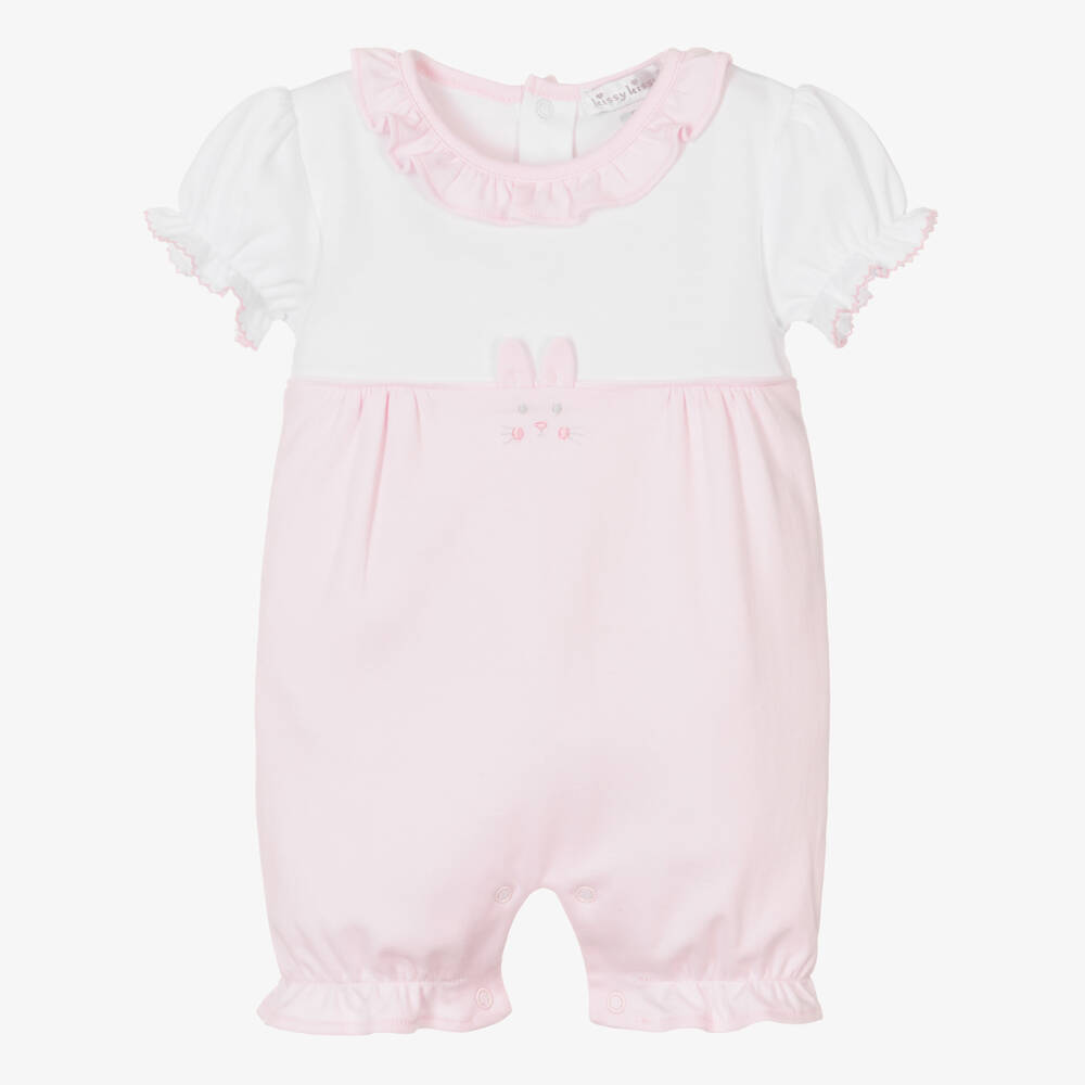 Kissy Kissy Short Playsuit with Hand Emb Premier Cottontail Hollows main image 1