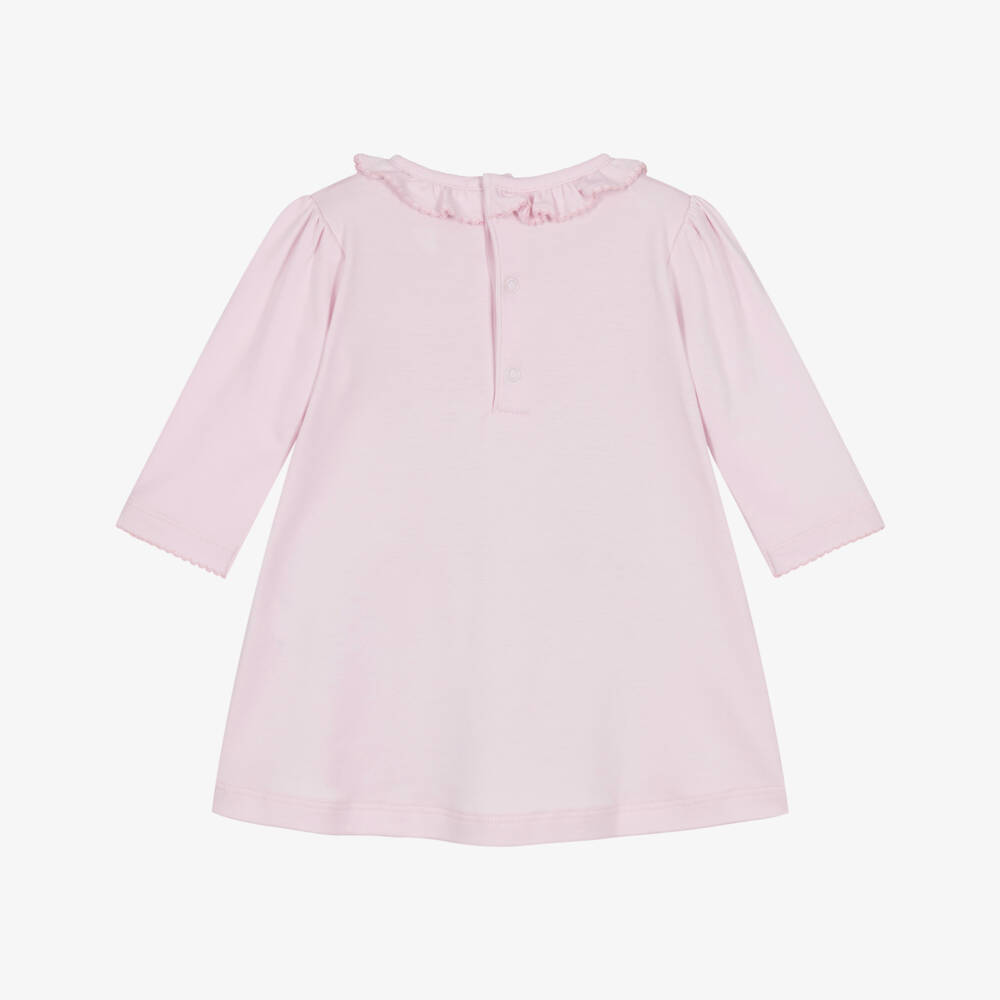 Kissy Kissy-Baby Girls Pink Fall Medley Smocked Dress | Childrensalon