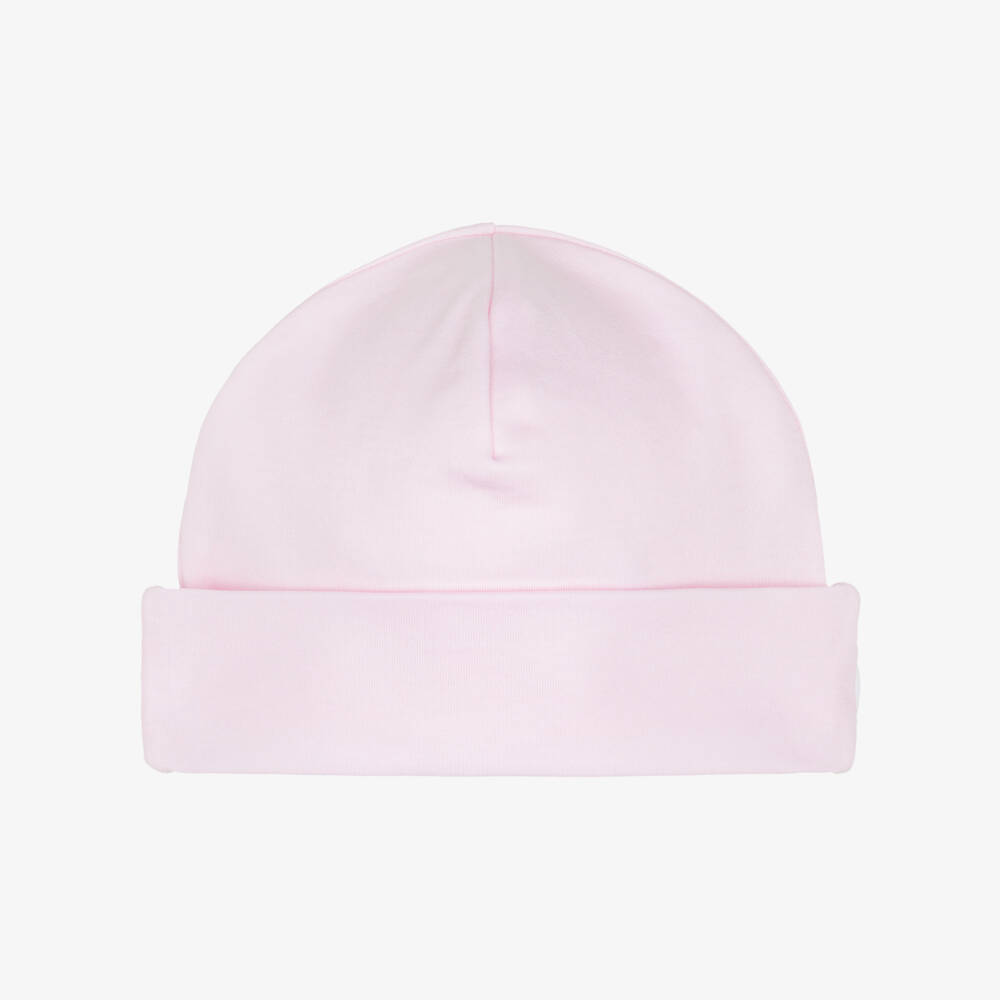 Kissy Kissy-Baby Girls Pink Hand-Smocked Hat in Pima Cotton | Childrensalon