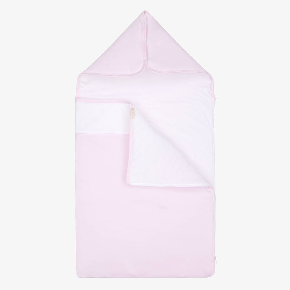 Kissy Kissy-Baby Girls Pink Pima Cotton Fall Medley Nest (78cm) | Childrensalon