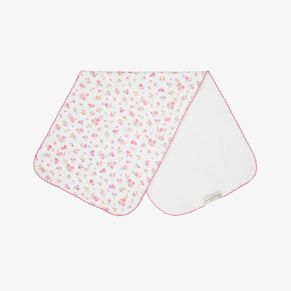 Kissy Kissy-Baby Girls Rose Renaissance Burp Cloth (49cm) | Childrensalon
