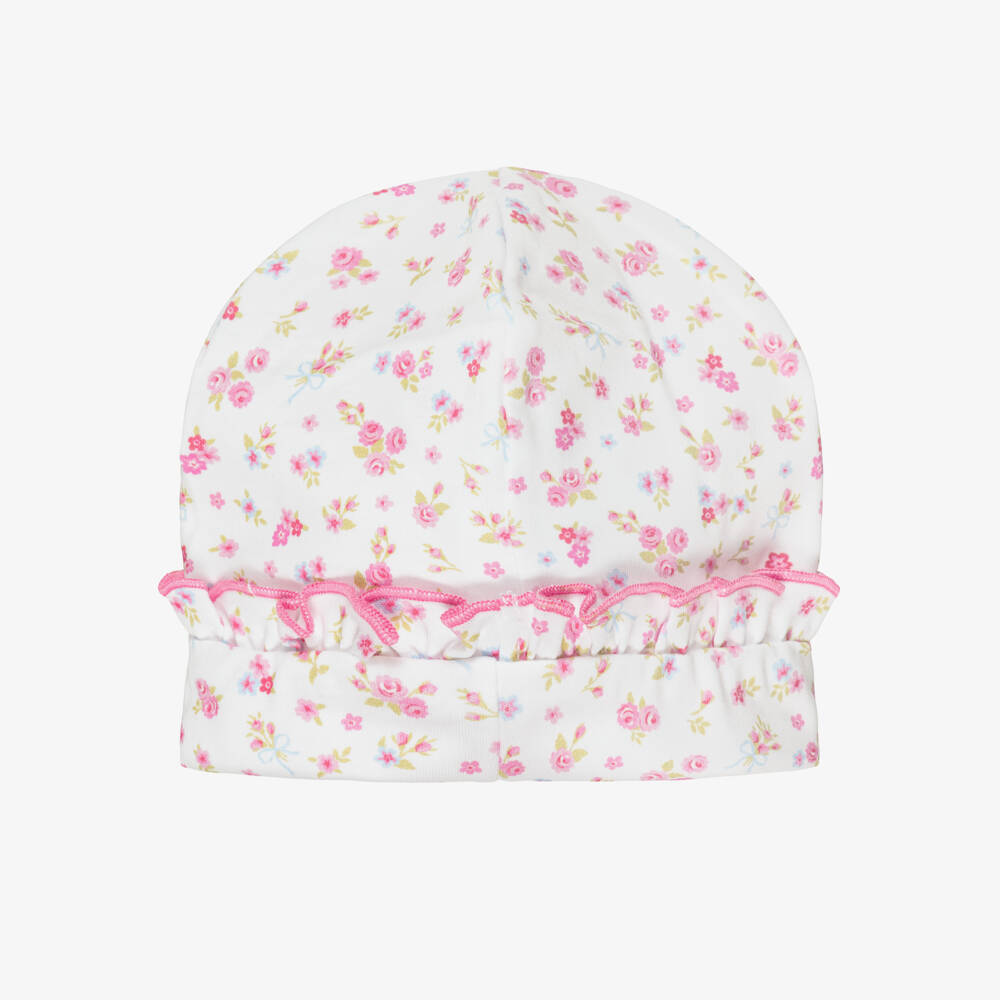 Kissy Kissy-Baby Girls Rose Renaissance Layette Hat | Childrensalon