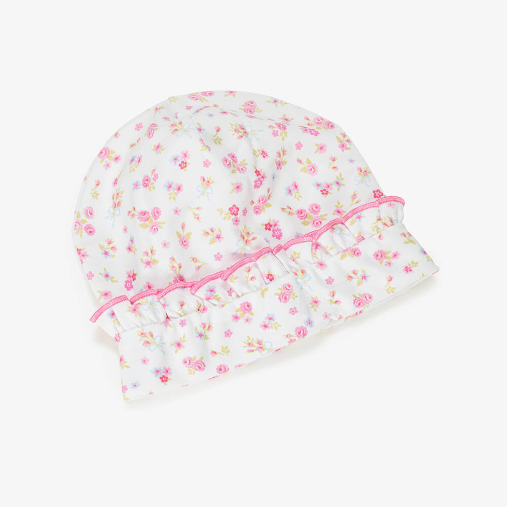 Kissy Kissy-Baby Girls Rose Renaissance Layette Hat | Childrensalon