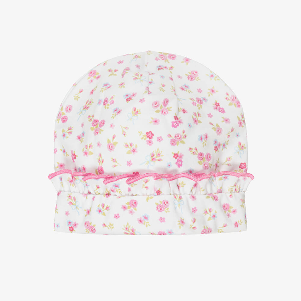 Kissy Kissy-Baby Girls Rose Renaissance Layette Hat | Childrensalon